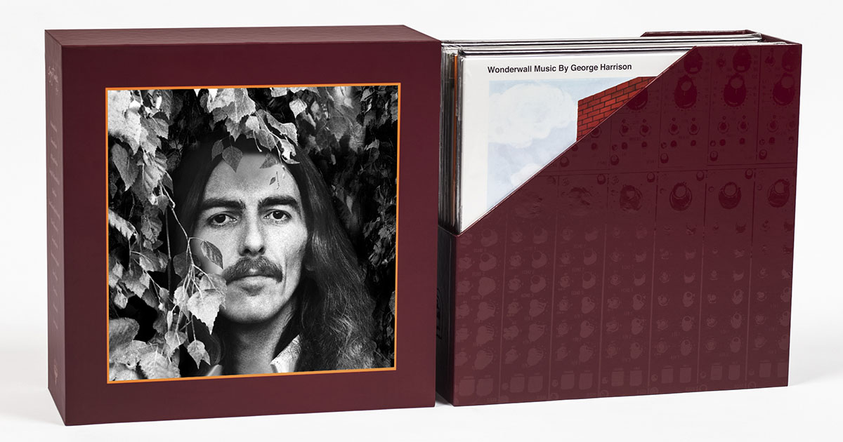 smThe George Harrison Vinyl Collection Box Open Full