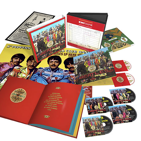 fbThe Beatles Sgt Pepper 6 Disc 3D Product Shot (White Background)